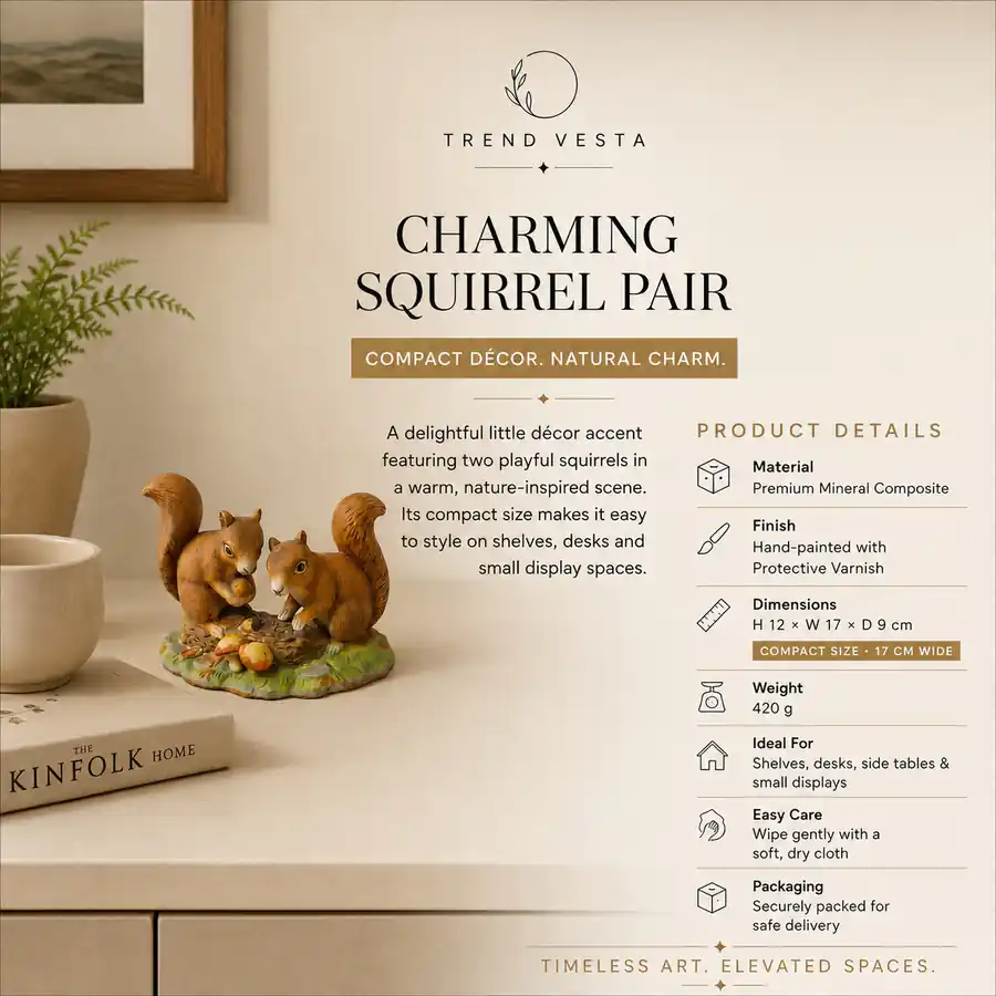 Charming Squirrel Pair